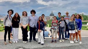 International Baccalaureate students in the Belevedere PArk Vienna
